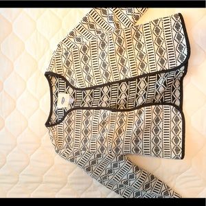 Old Navy black and white blazer